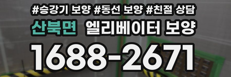 산북면 엘리베이터 보양