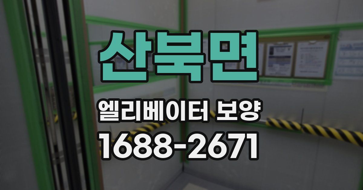 산북면 엘리베이터 보양