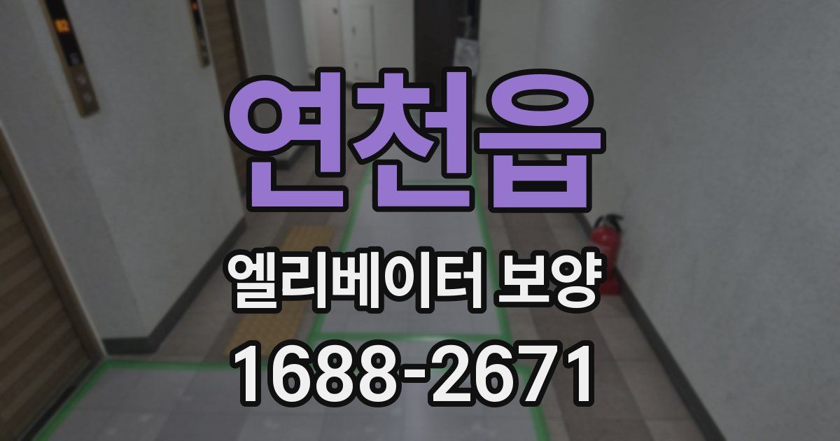 연천읍 엘리베이터 보양