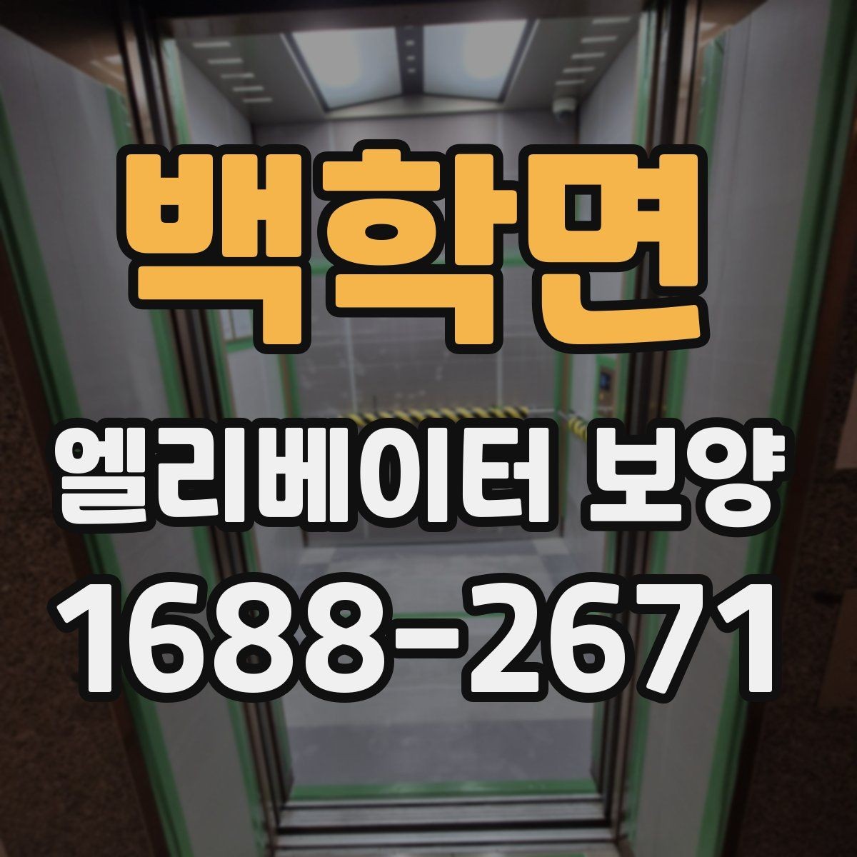 백학면 엘리베이터 보양 설치 전 주의할 부분