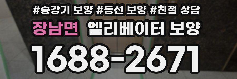 장남면 엘리베이터 보양