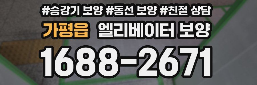 가평읍 엘리베이터 보양