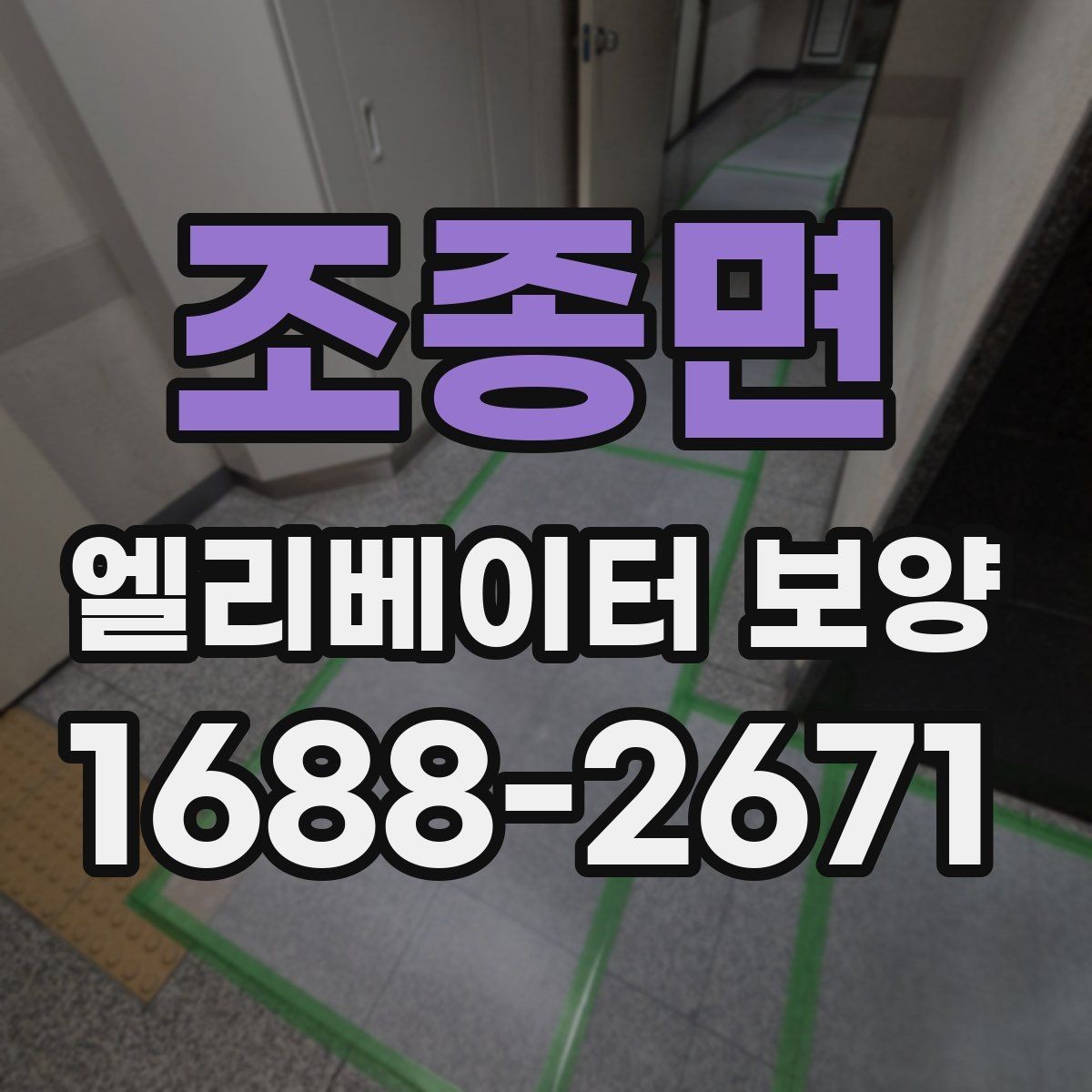 조종면 엘리베이터 보양 작업 전후 비교해보기