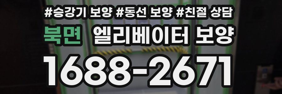 북면 엘리베이터 보양