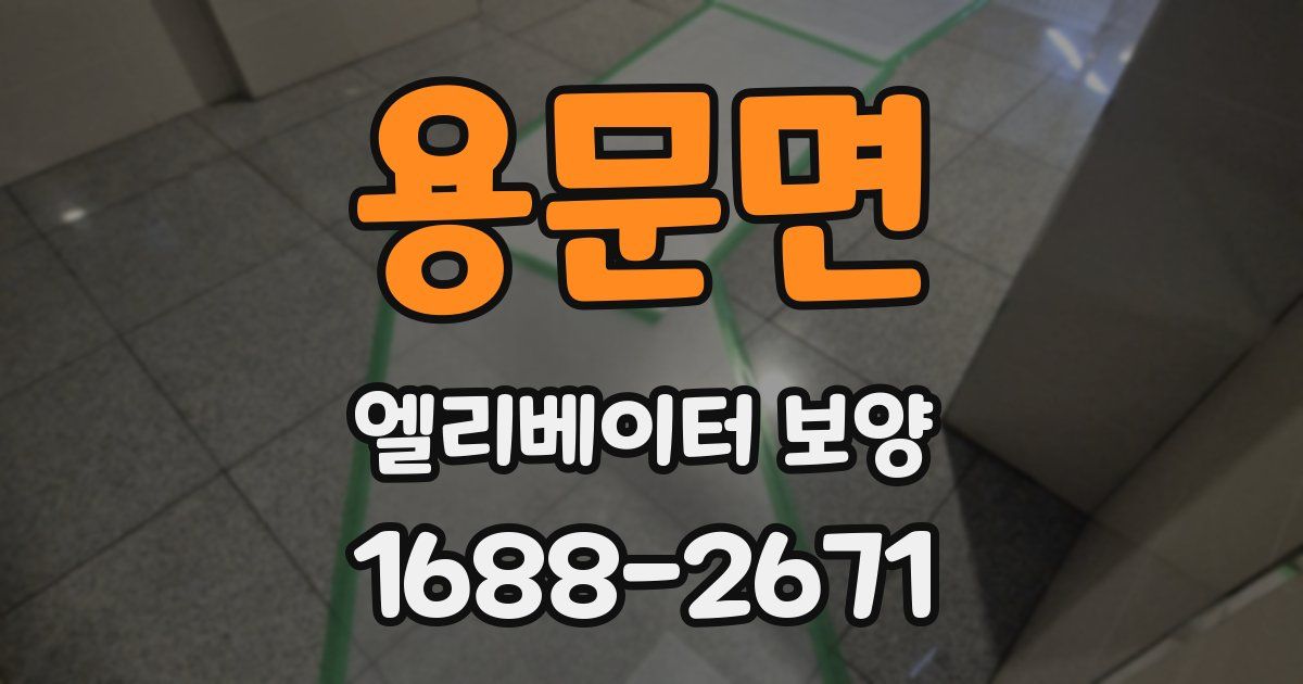 용문면 엘리베이터 보양