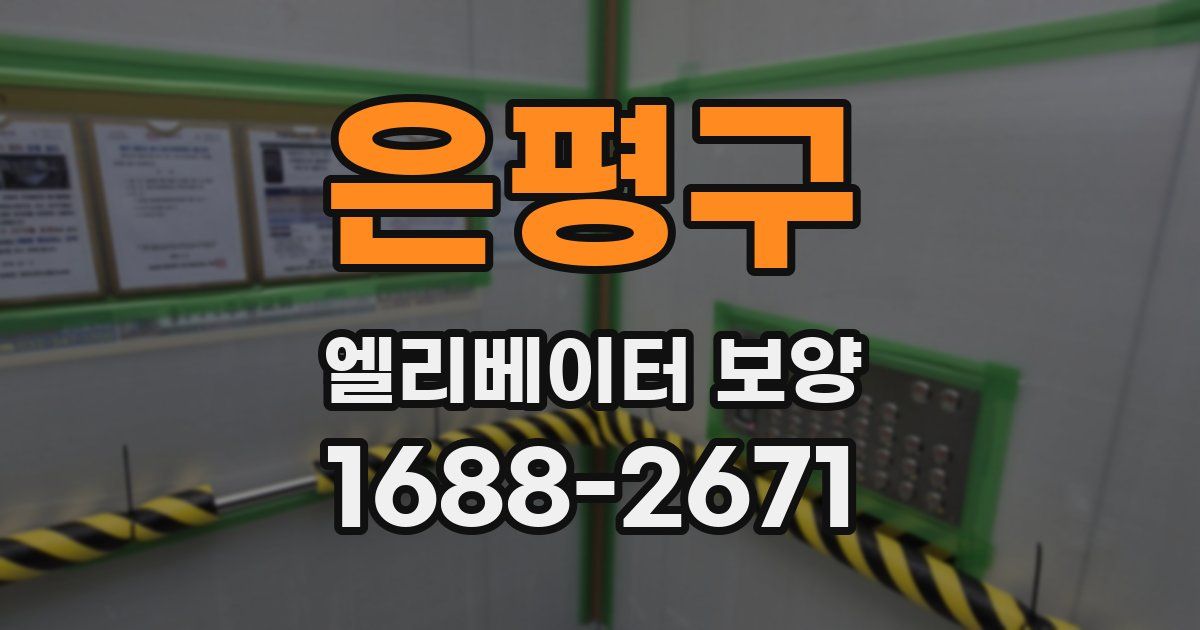 은평구 엘리베이터 보양