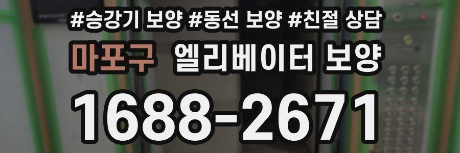 마포구 엘리베이터 보양