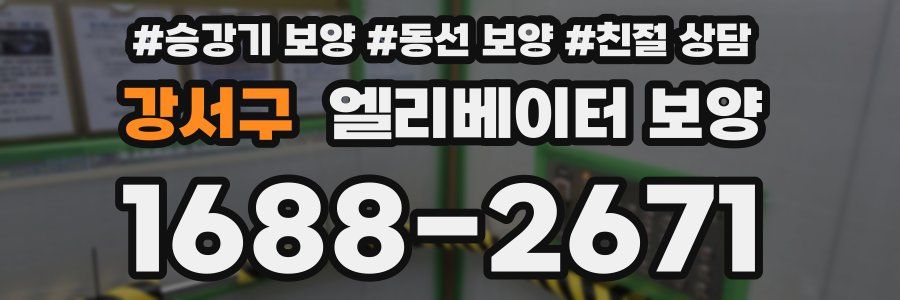 강서구 엘리베이터 보양