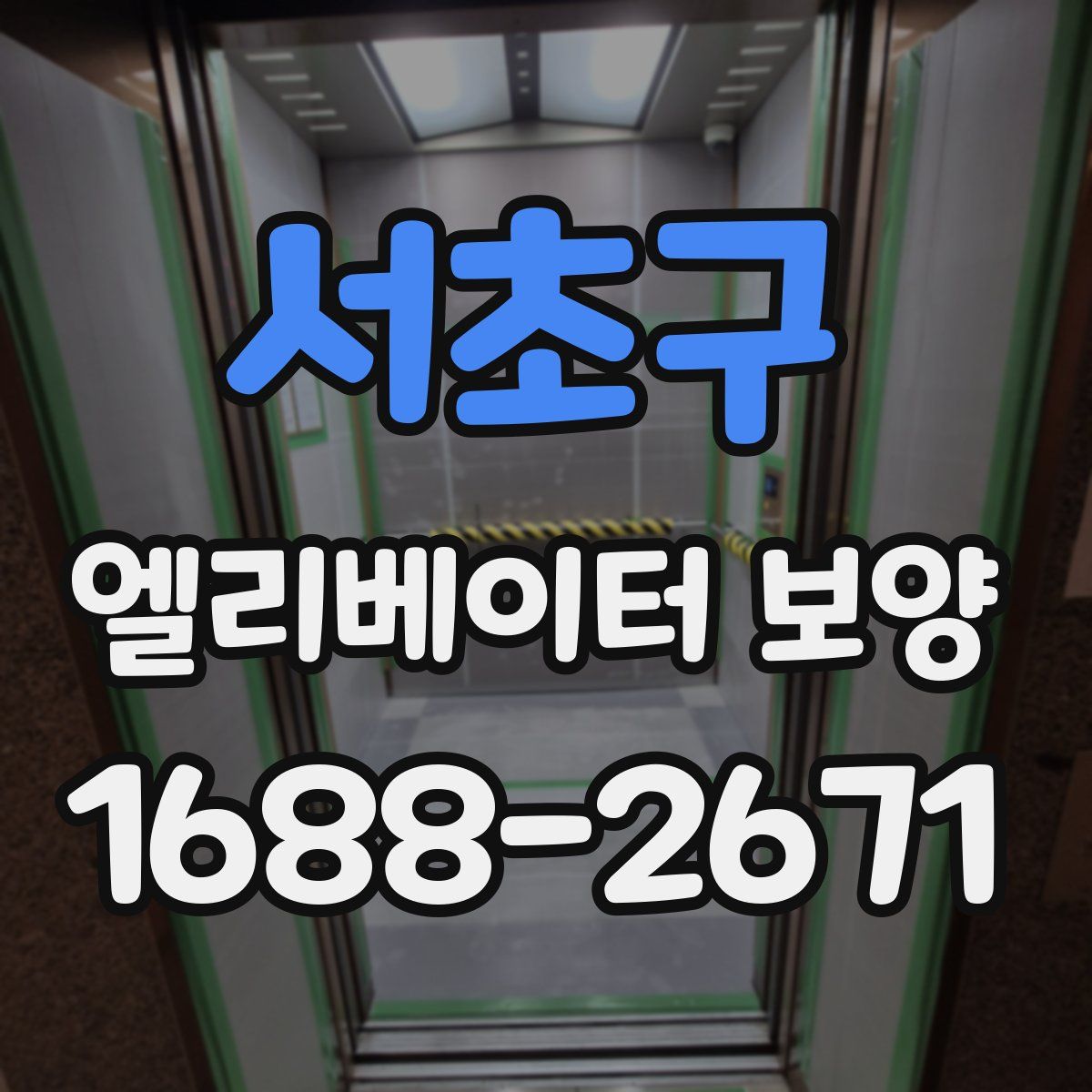 서초구 엘리베이터 보양