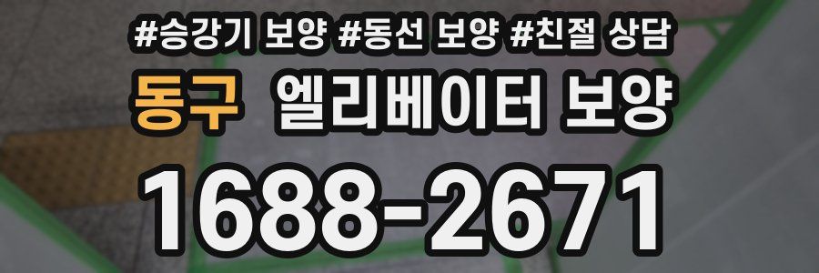 동구 엘리베이터 보양