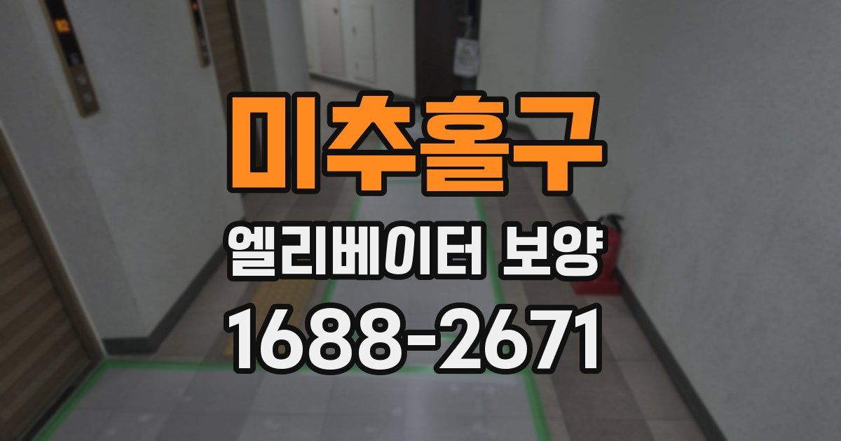 미추홀구 엘리베이터 보양
