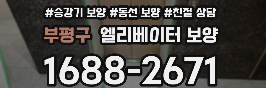 부평구 엘리베이터 보양