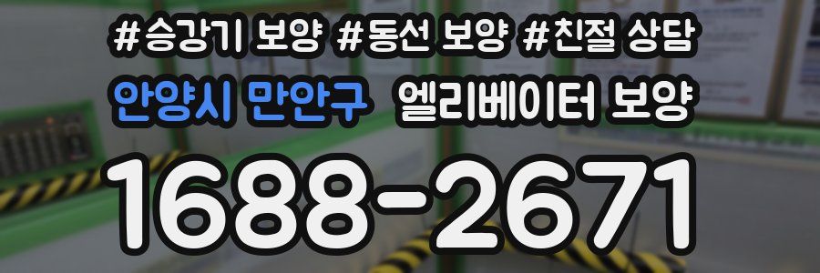 안양시 만안구 엘리베이터 보양
