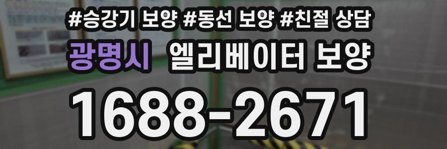광명시 엘리베이터 보양