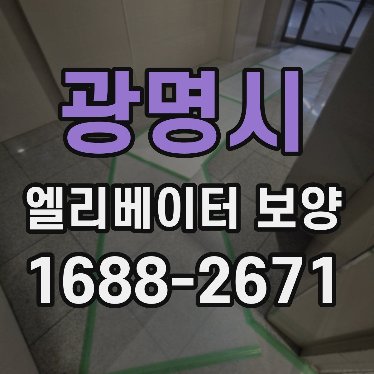 광명시 엘리베이터 보양
