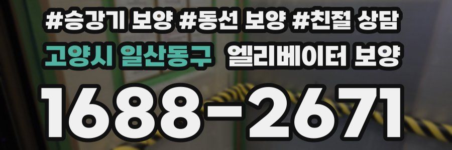 고양시 일산동구 엘리베이터 보양