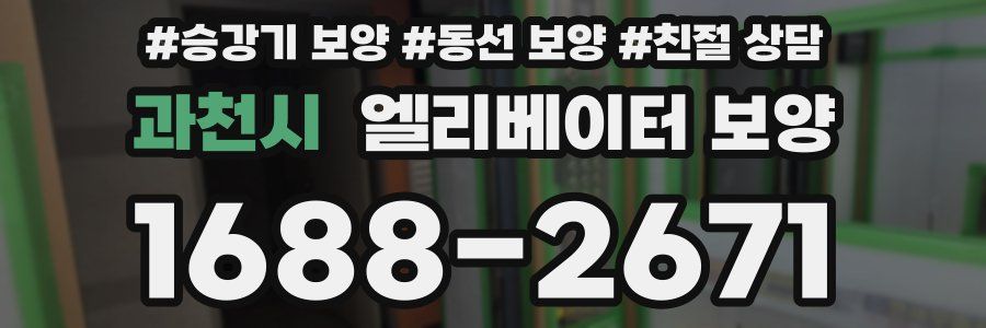 과천시 엘리베이터 보양