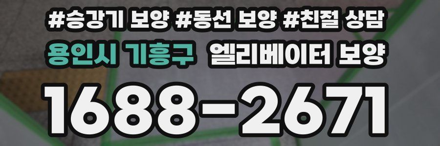 용인시 기흥구 엘리베이터 보양