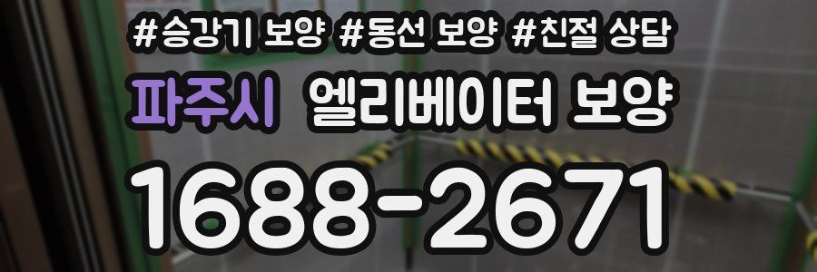 파주시 엘리베이터 보양