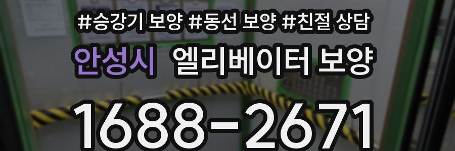 안성시 엘리베이터 보양