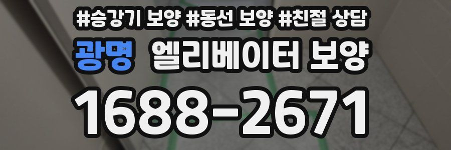 광명 엘리베이터 보양