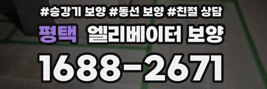 평택 엘리베이터 보양