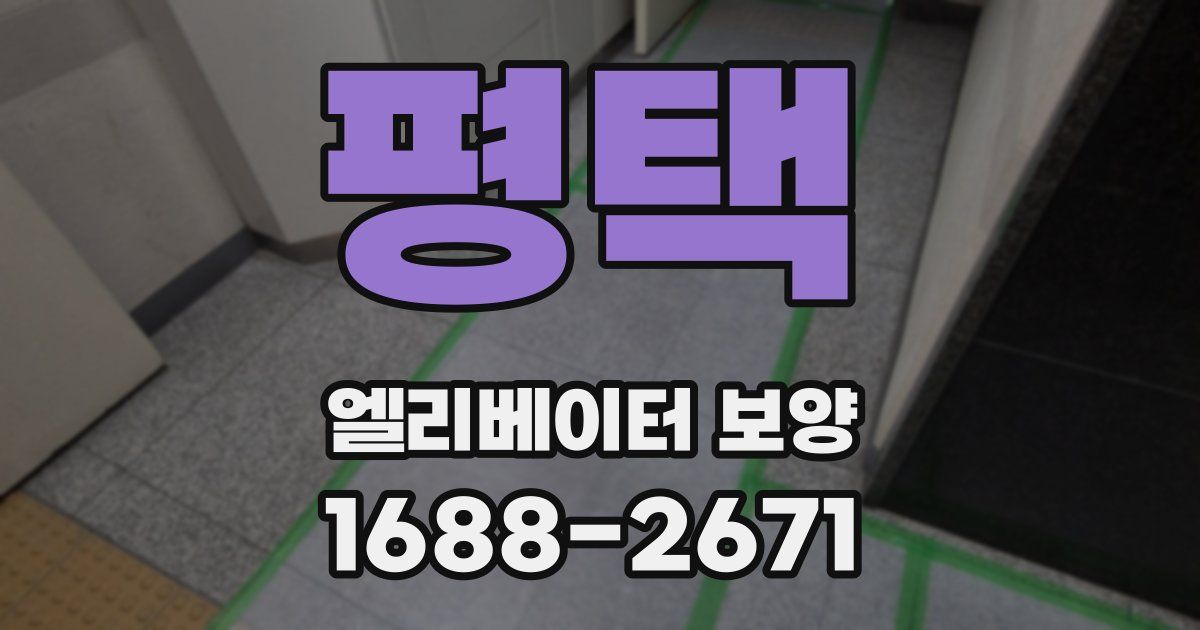 평택 엘리베이터 보양