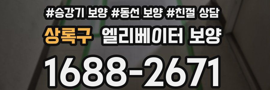 상록구 엘리베이터 보양