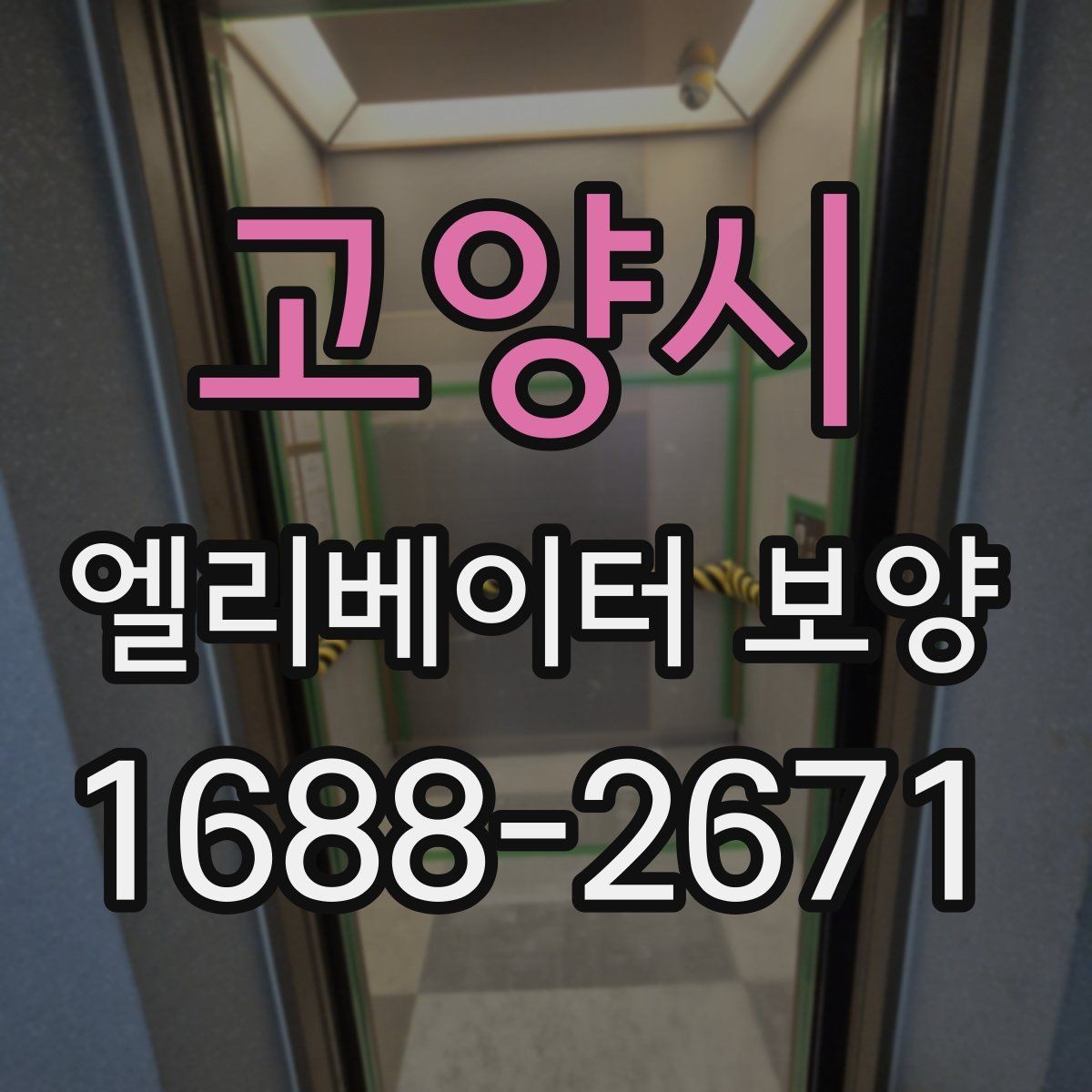 고양시 엘리베이터 보양 작업 전후 비교해보기