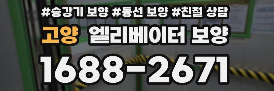 고양 엘리베이터 보양