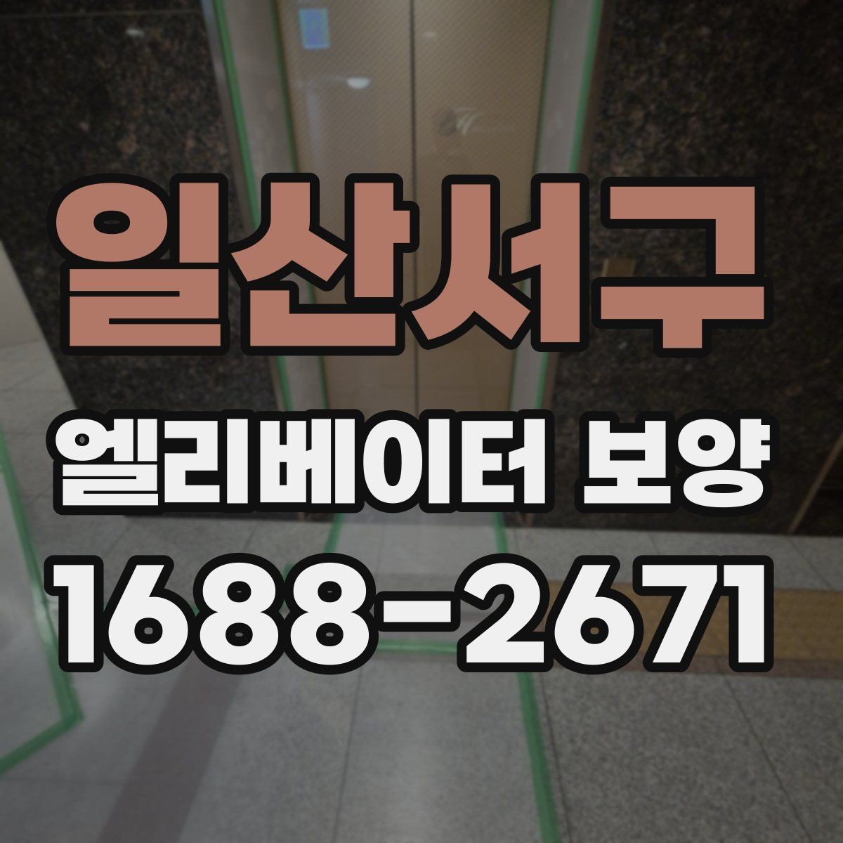 일산서구 엘리베이터 보양 후 청소와 마무리까지의 흐름