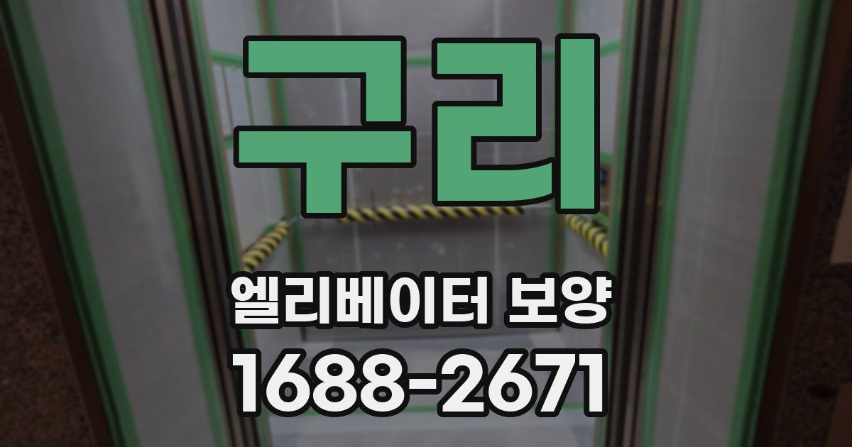 구리 엘리베이터 보양