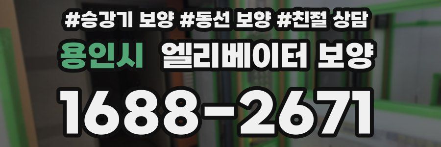 용인시 엘리베이터 보양