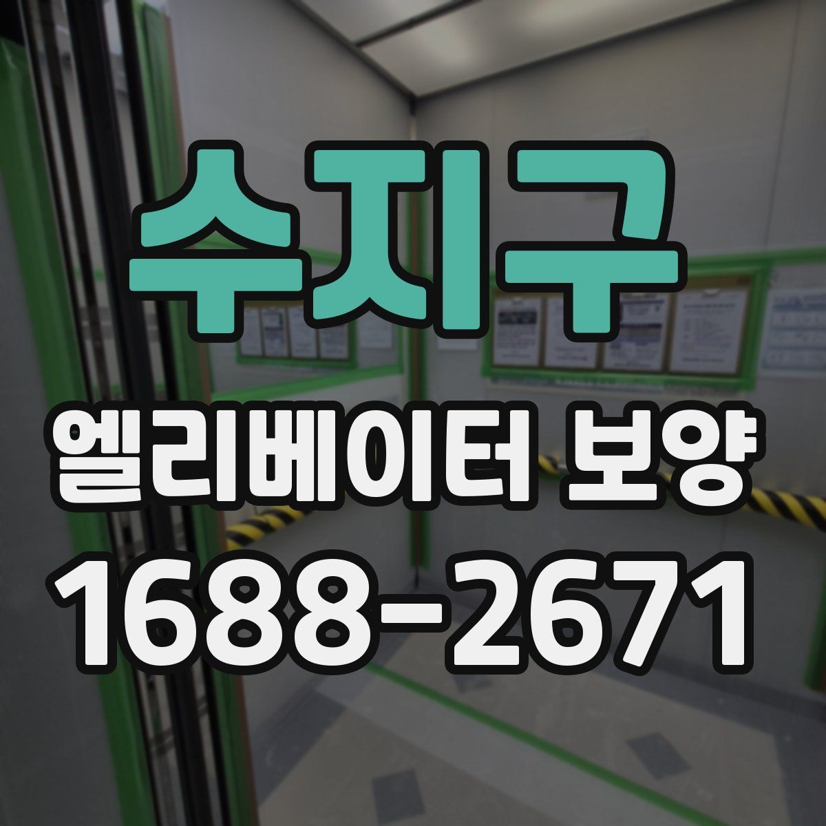 수지구 엘리베이터 보양