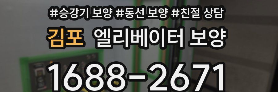 김포 엘리베이터 보양