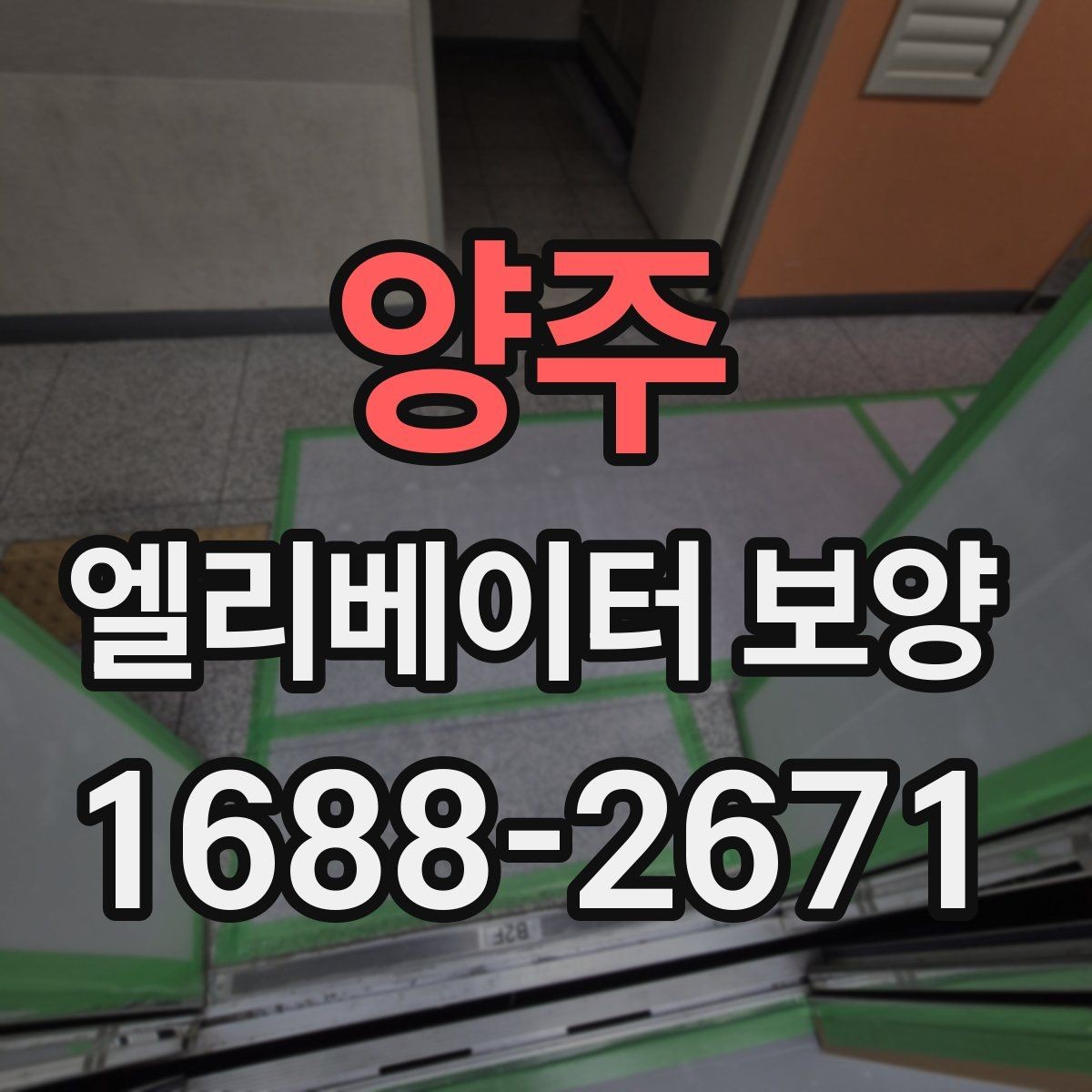 양주 엘리베이터 보양 시 확인해야 할 핵심 기준