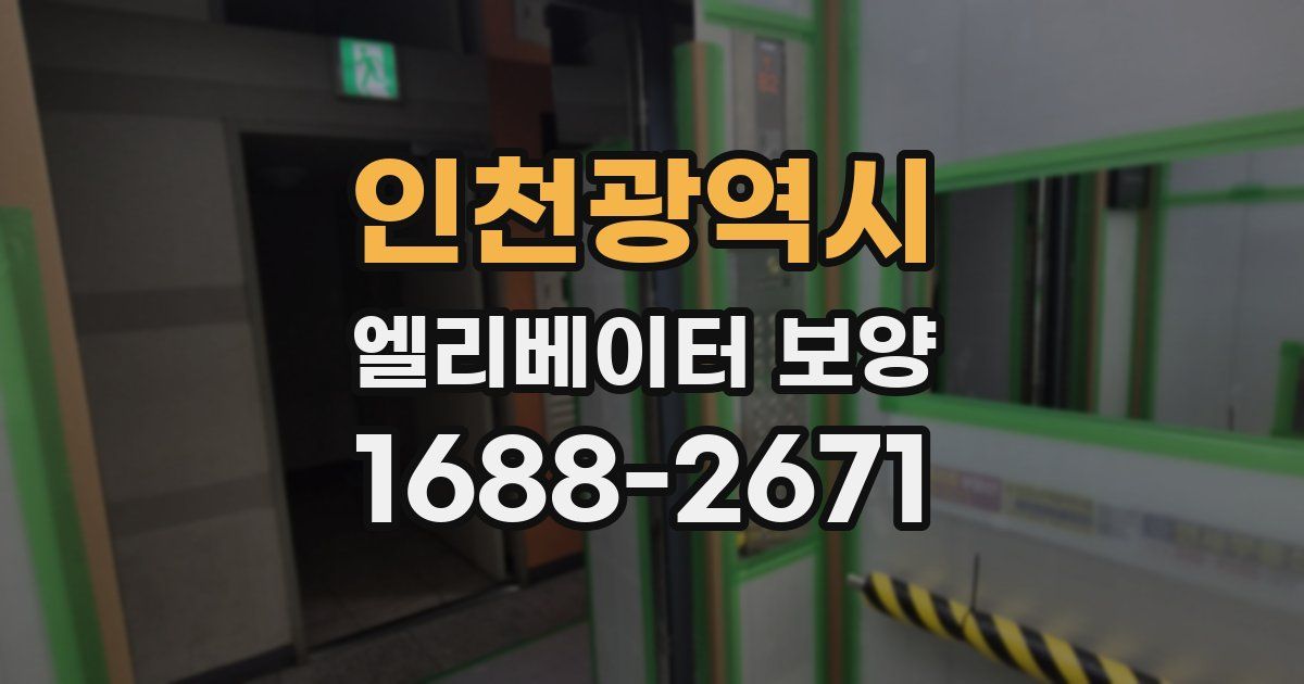 인천광역시 엘리베이터 보양
