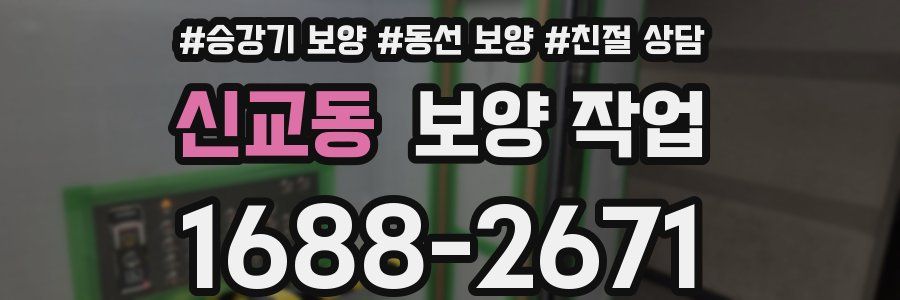 신교동 보양 작업