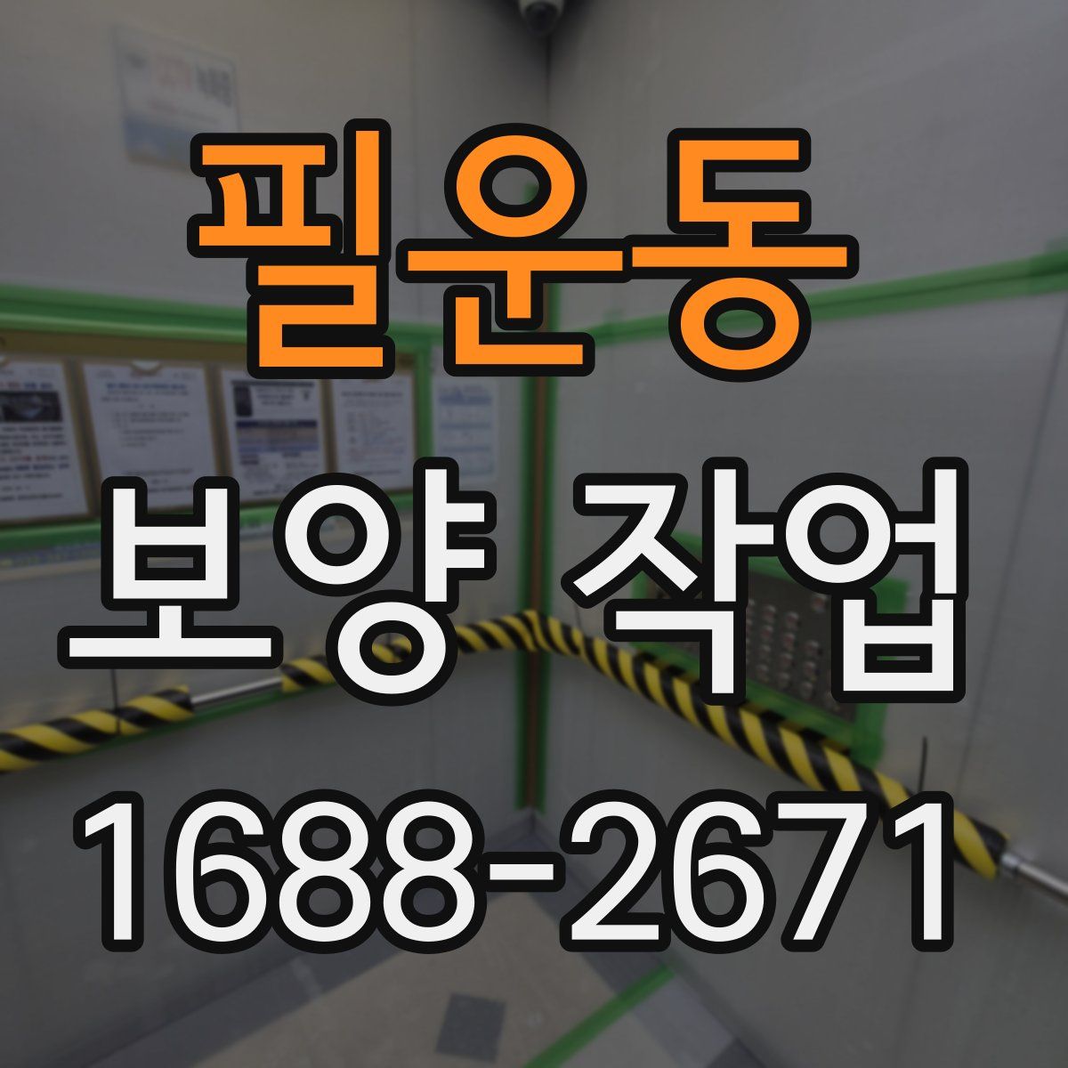 필운동 보양 작업