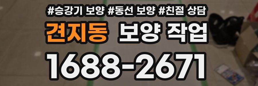 견지동 보양 작업