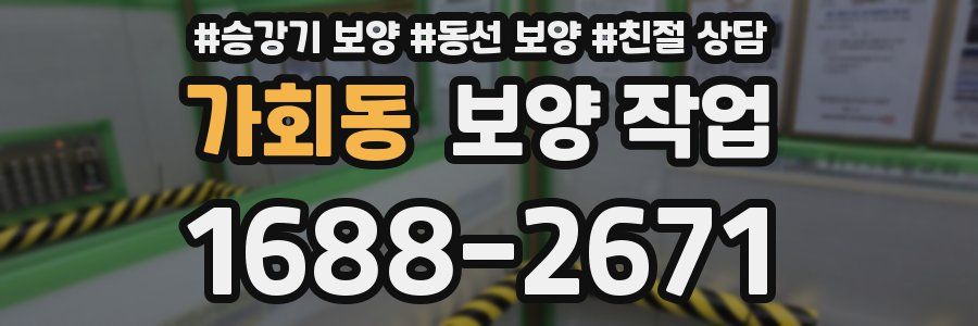 가회동 보양 작업