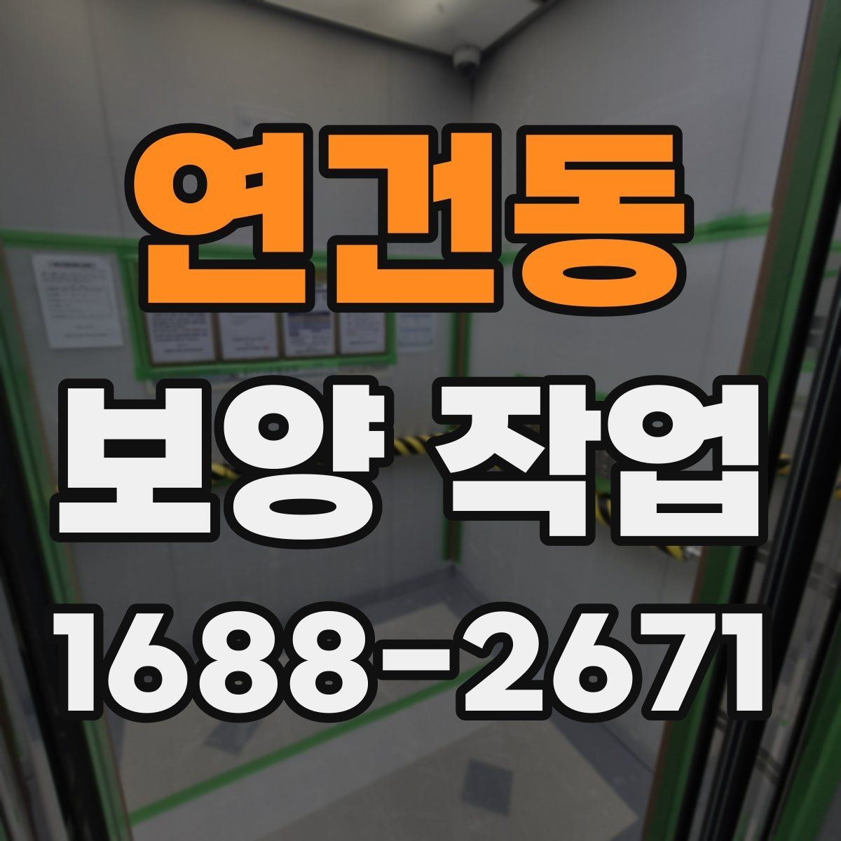 연건동 보양 작업 후 정리와 유지 관리 방법