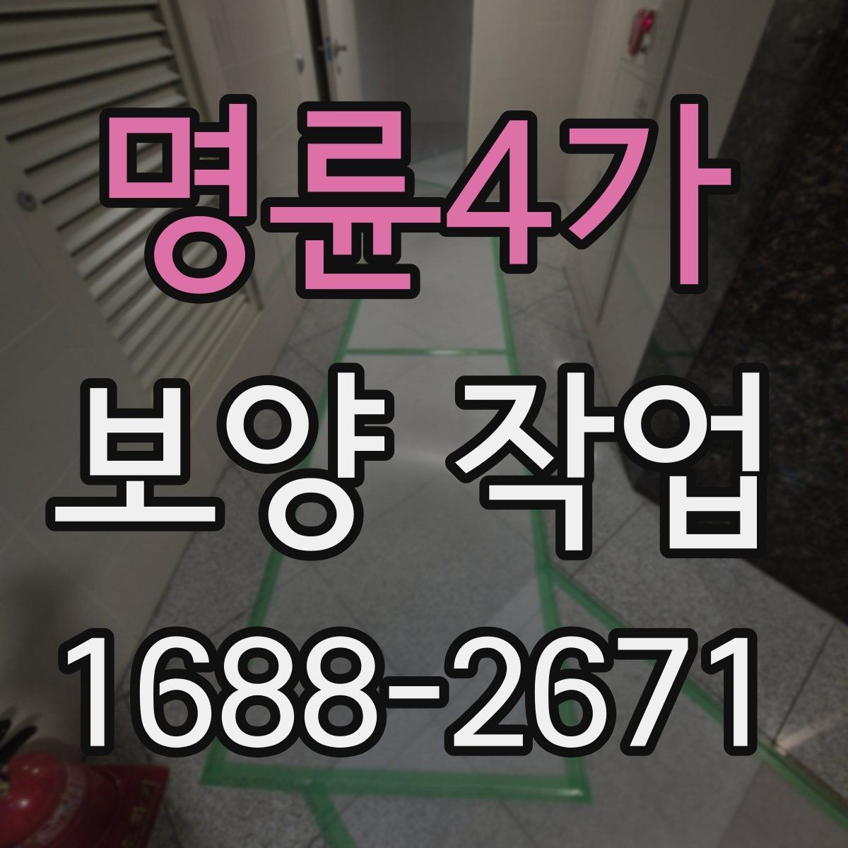 명륜4가 보양 작업 선택 기준과 비교 포인트