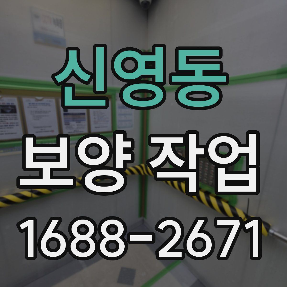 신영동 보양 작업