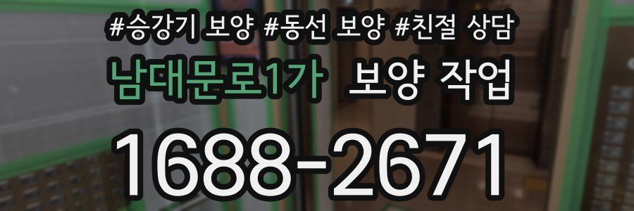 남대문로1가 보양 작업