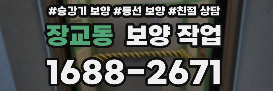장교동 보양 작업