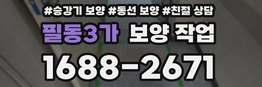 필동3가 보양 작업