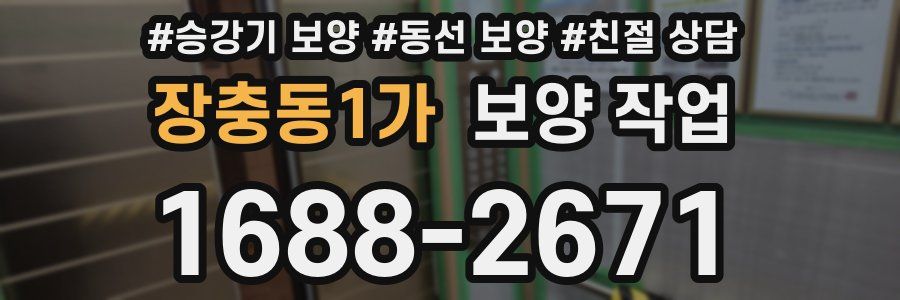 장충동1가 보양 작업