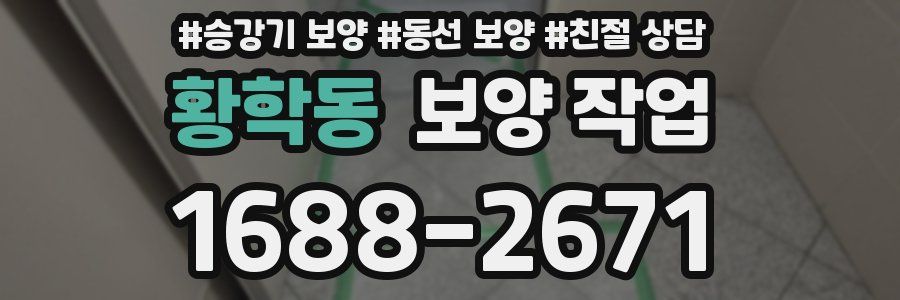 황학동 보양 작업