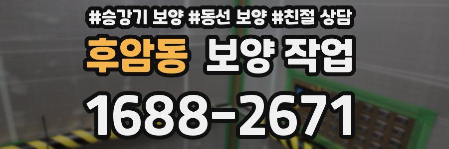 후암동 보양 작업